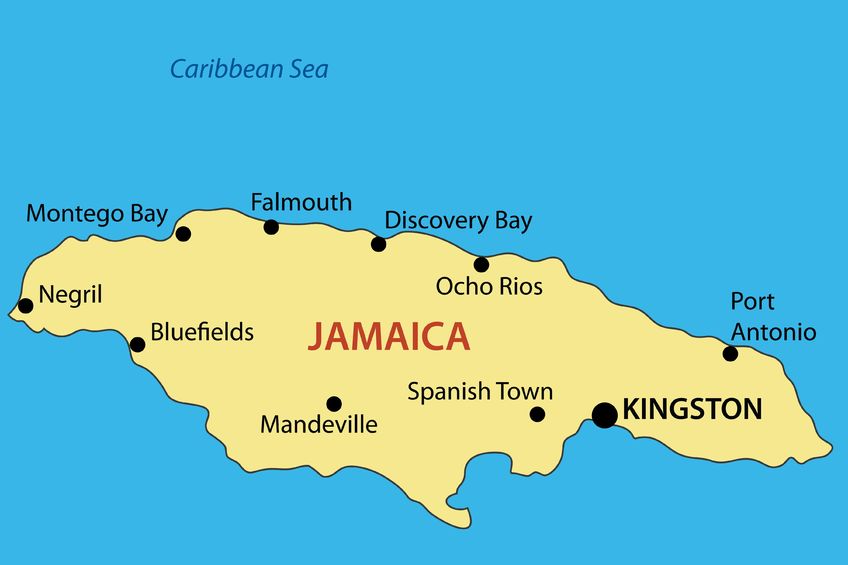 Map of Jamaica