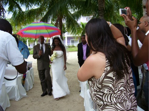 Beach Jamaica Wedding, Riu, Negril, Jamaica